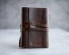 DARK BROWN PERSONALIZED LEATHER JOURNAL