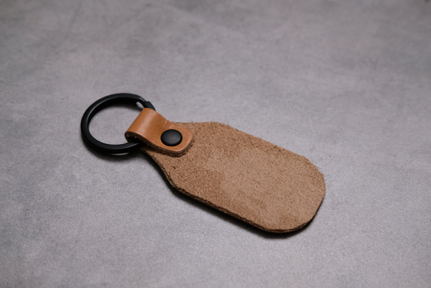 Skeleton holding a Book - Leather Keychain