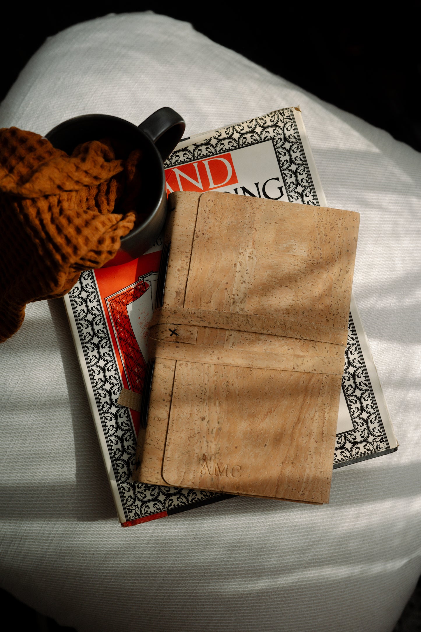 NATURAL COLOR CORK FABRIC JOURNAL (VEGAN)