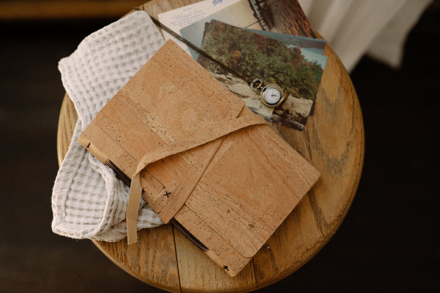 NATURAL COLOR CORK FABRIC JOURNAL (VEGAN)