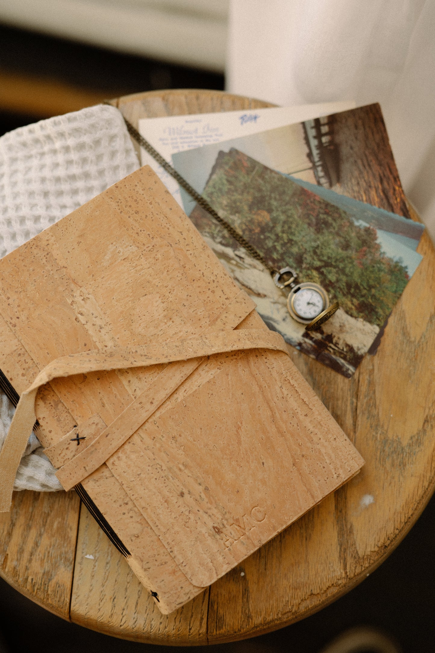 NATURAL COLOR CORK FABRIC JOURNAL (VEGAN)