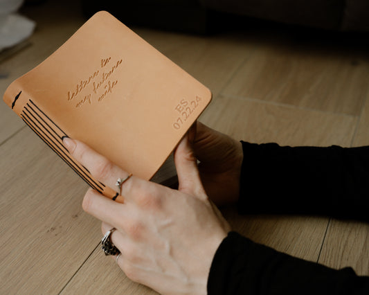 Personalized Leather Journal | Letters to My Future Wife / Husband