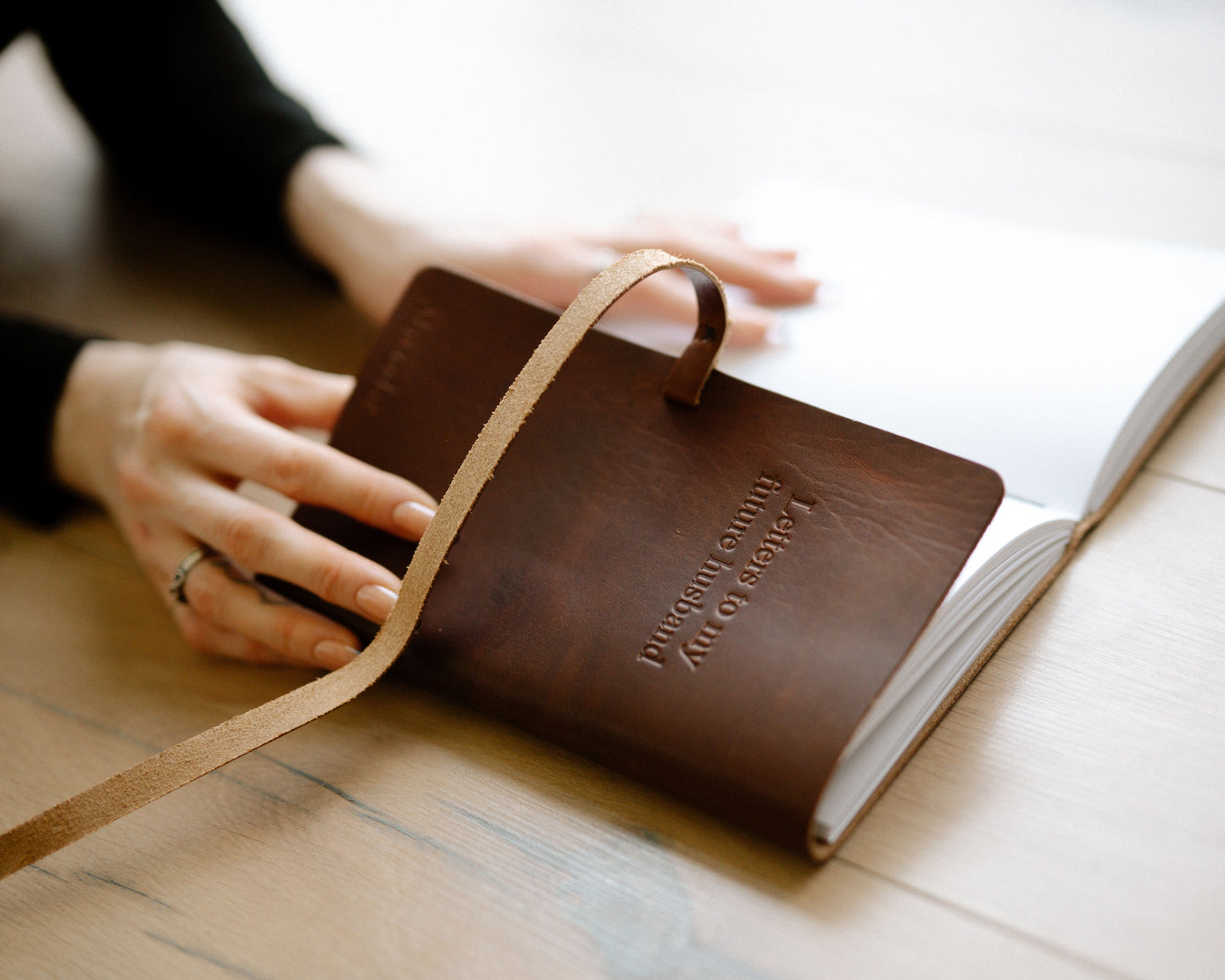 Letters to my husband / wife  - bound leather journal