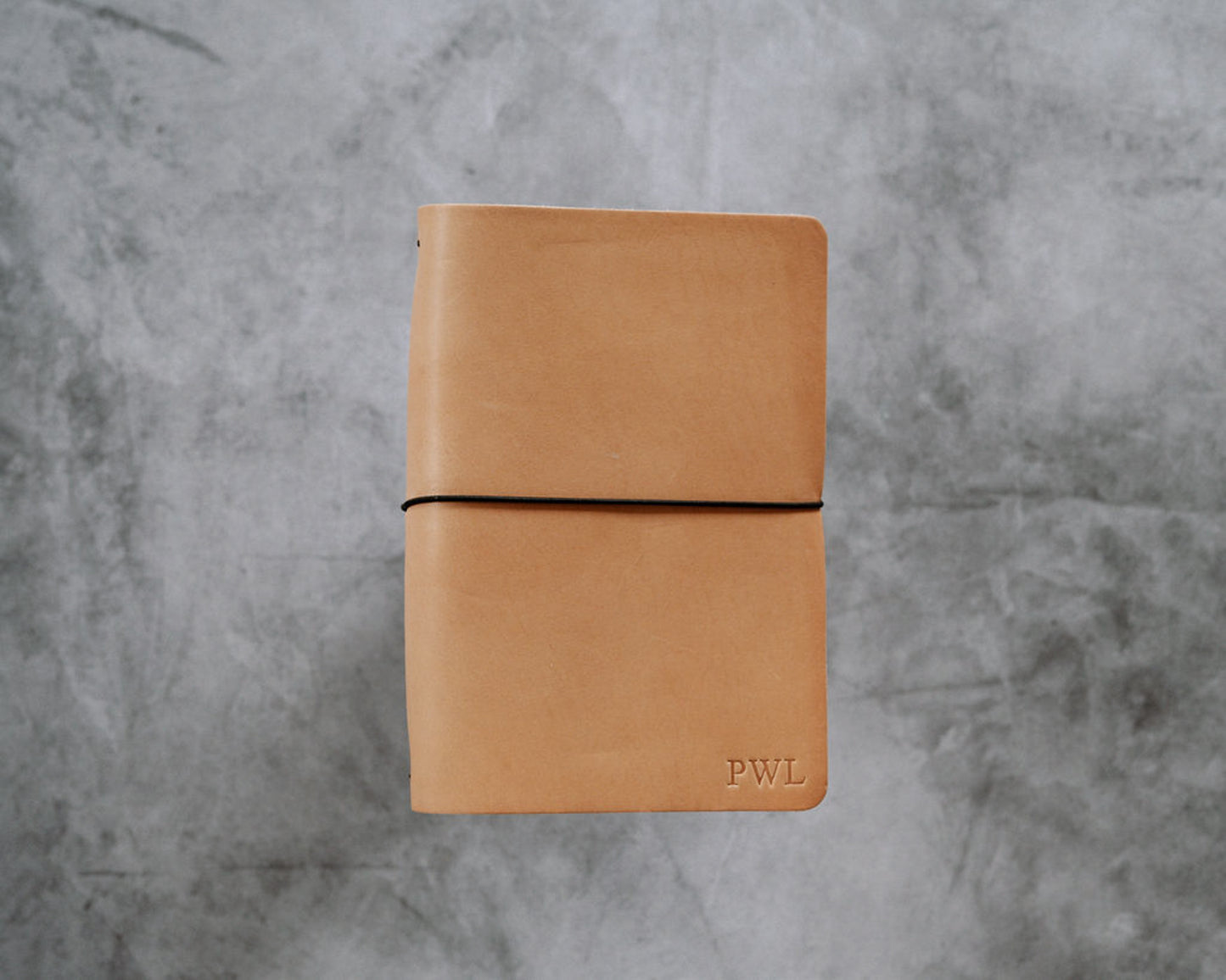 REFILLABLE Leather Notebook / Sketchbook with Elastic Closure