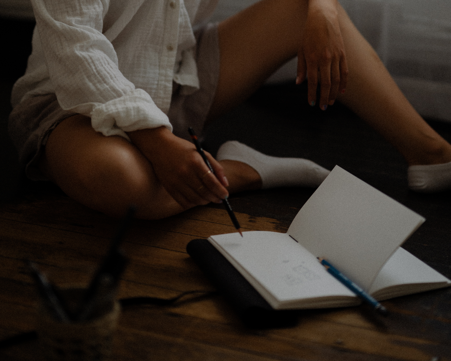 A5 BLACK PERSONALIZED LEATHER JOURNAL