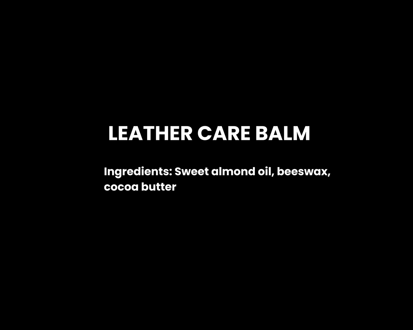 Leather Conditioner