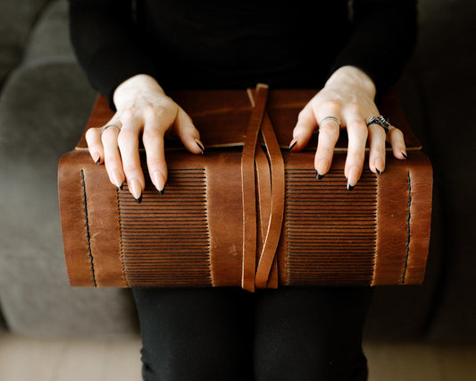 Personalized Leather Journal - Choose 1000 pages or 500 pages