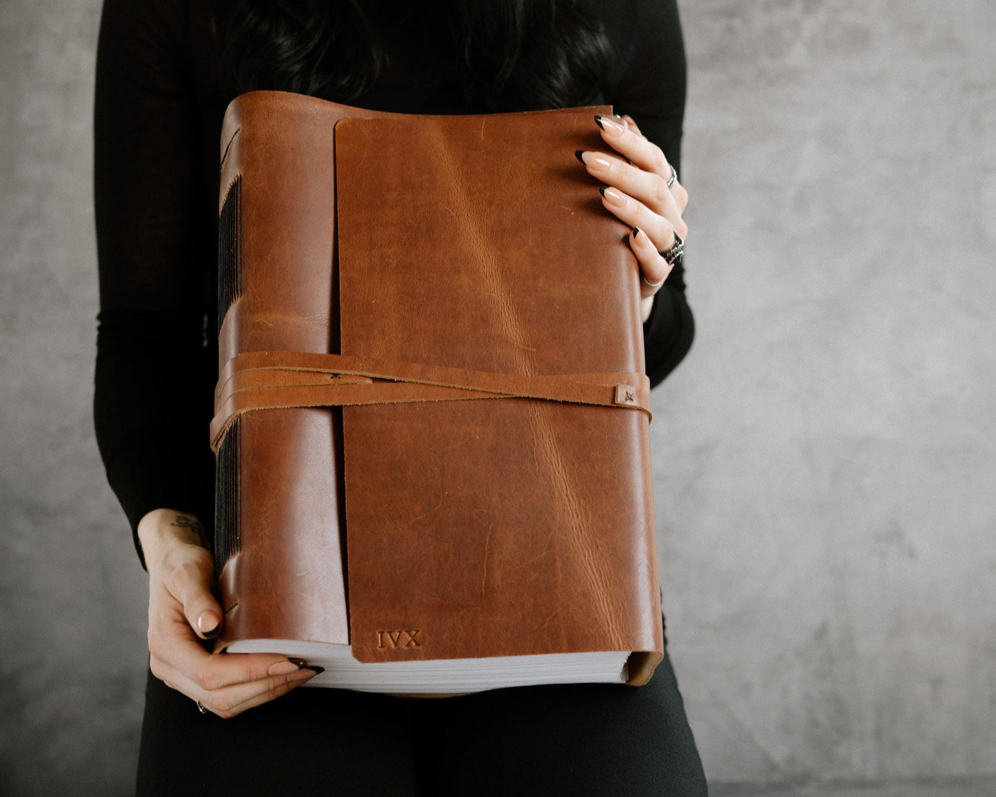 Personalized Leather Journal - Choose 1000 pages or 500 pages