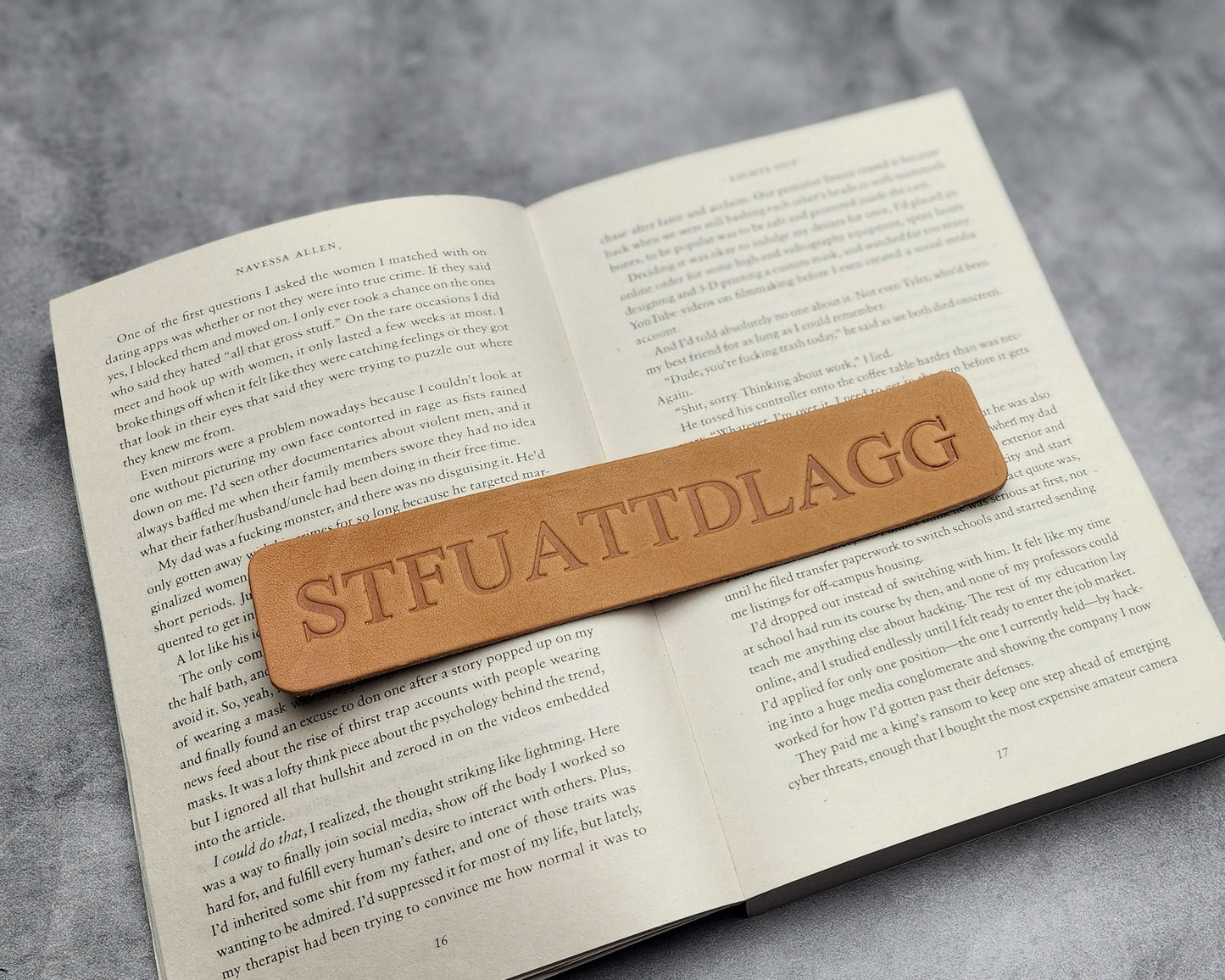 STFUATTDLAGG, Smut acronym bookmark