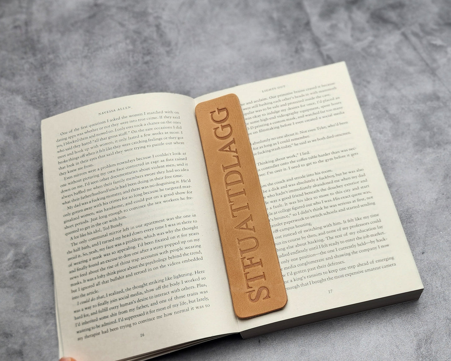 STFUATTDLAGG, Smut acronym bookmark