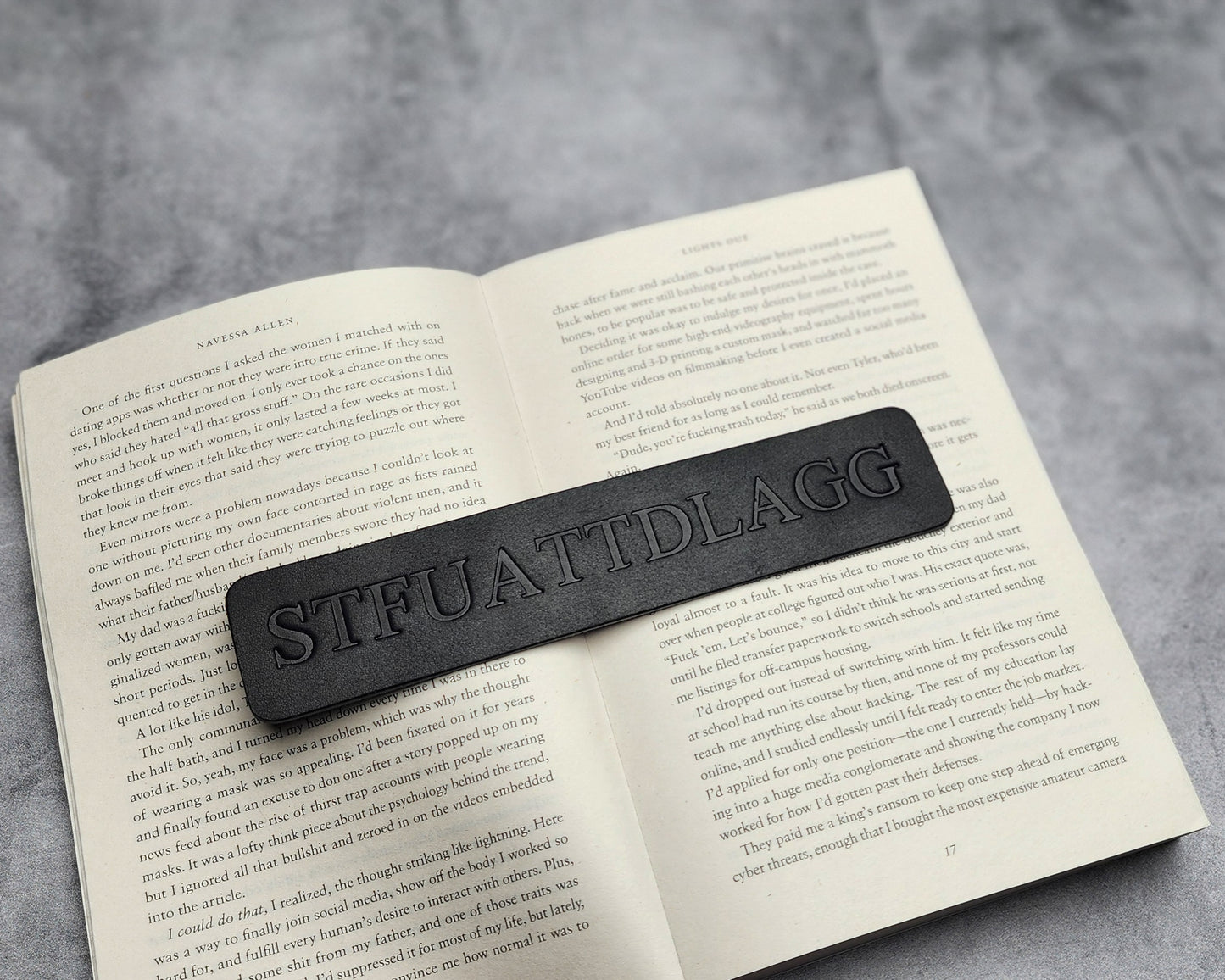 STFUATTDLAGG, Smut acronym bookmark