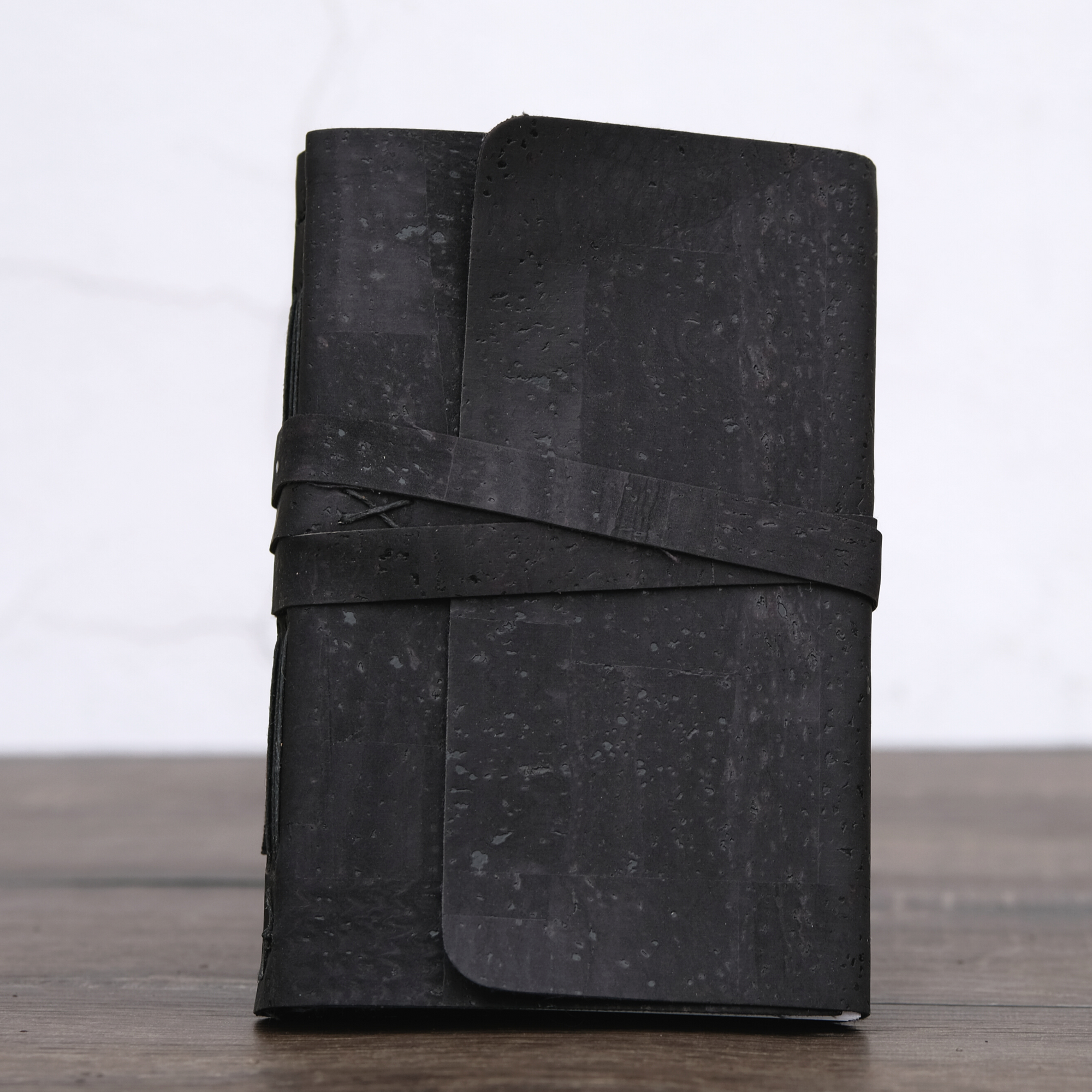 Recipe Journal Embossed with RECIPES covered with Vegan Black